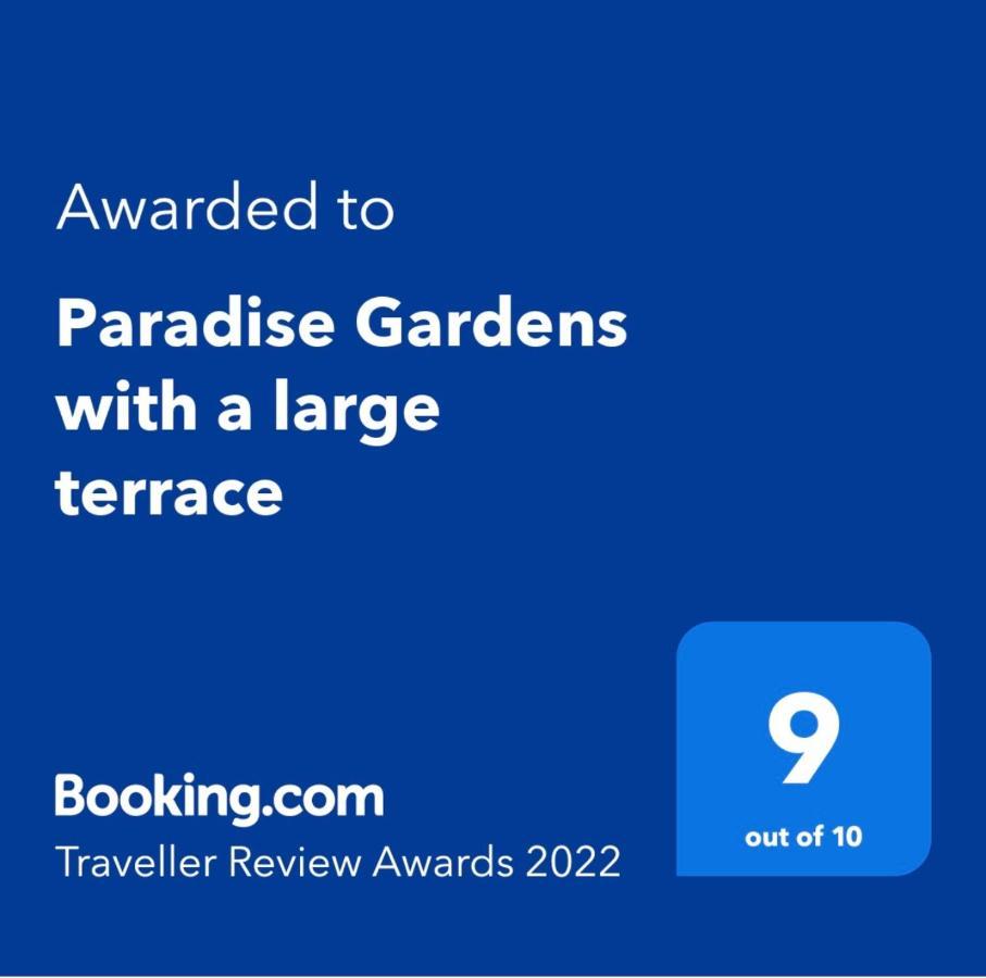 Paradise Gardens With A Large Terrace Paphos Exterior photo